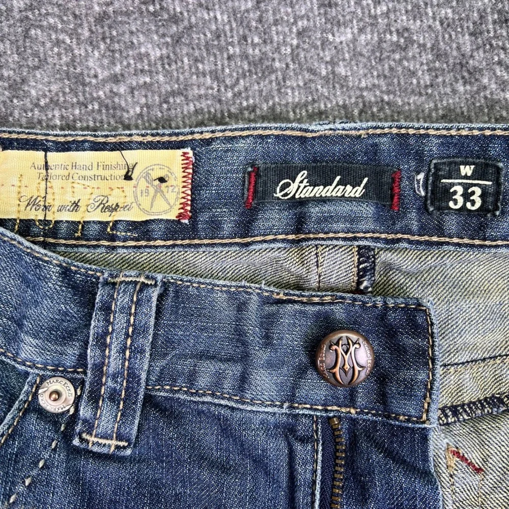 Marc Ecko Jeans Mens 33 Standard Y2K Streetwear Embroidered Hip Hop Baggy Grunge